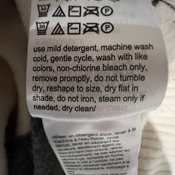 Calvin Klein women s classic asymmetrical check sweater gray black beige size S - Picture 8 of 10